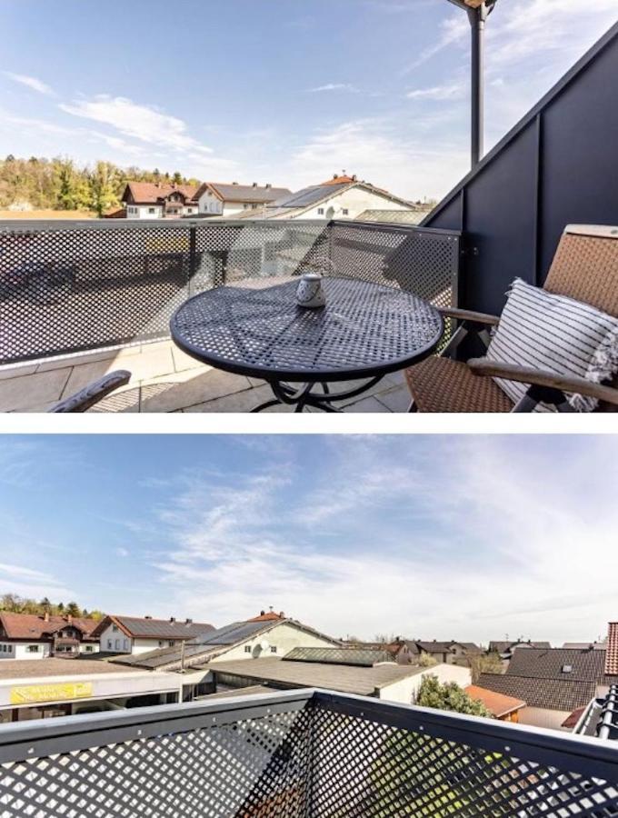 Terralpin Apartments - Charmante Dg Wohnung Mit Balkon Bruckmuhl Bagian luar foto